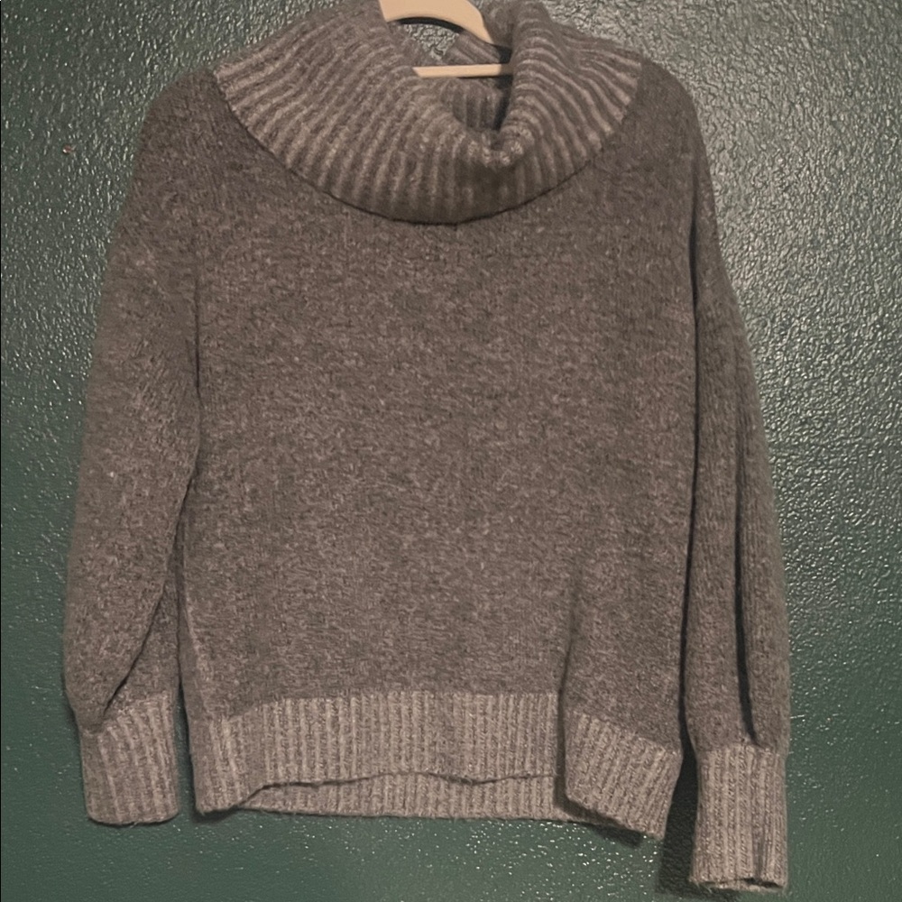 Nine West Charcoal Cowl Neck Sweater